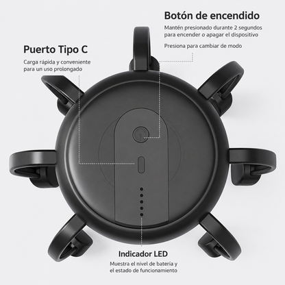 Masajeador De Cabeza Pulpo Recargable