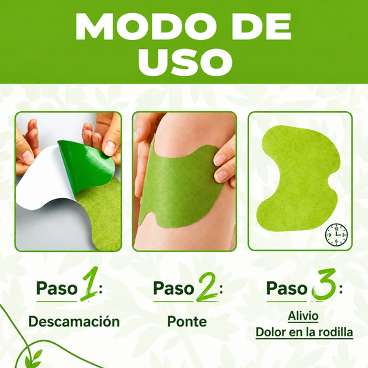 10 PARCHES PARA EL  DOLOR DE RODILLA