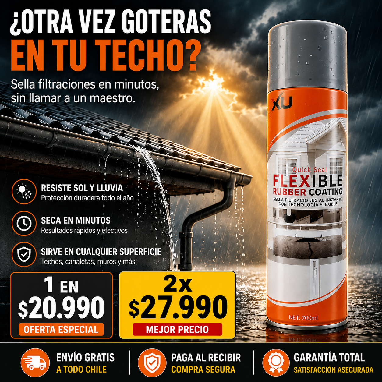G - SPRAY ANTI GOTERAS ADIOS FILTRACION