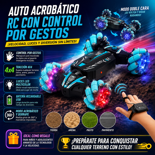 Coche teledirigido activado por gestos